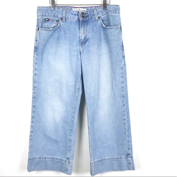 Tommy Hilfiger Stovepipe Crop Jeans 8 Denim Blue - Picture 1 of 8